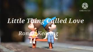 Ronan Keating- Little thing called love (Lyrics)