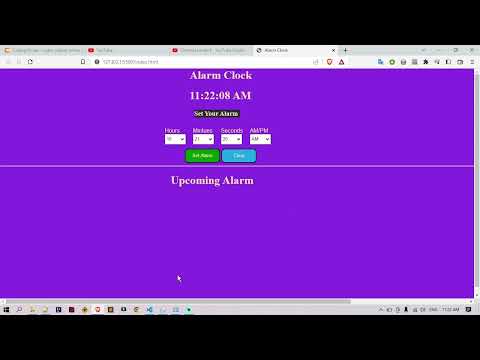 Coding ninjas Skill Test Alarm Clock