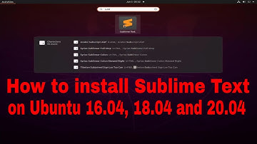 How to Install Sublime Text 3 on Ubuntu 20.04 LTS