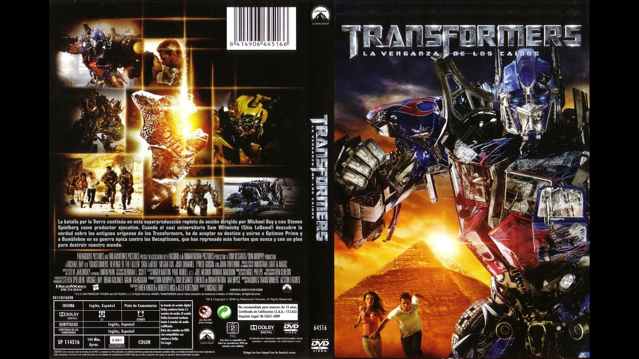 Transformers 1-7 (4K UHD + Blu-ray) Pack 7 peliculas: Transformers,  Venganza de los Caidos, Lado Oscuro de la Luna, Era de la Ex