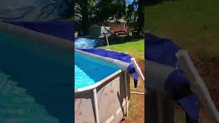 DIY pool cover PVC Pipe