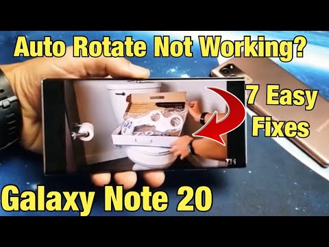 Galaxy Note 20: Auto Rotate Not Working? (7 Easy Fixes)