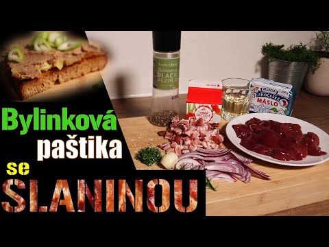 Video: Jak Připravit Masovou Paštiku Se Slaninou