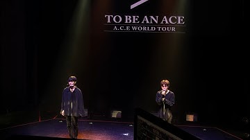 [FANCAM] A.C.E (에이스) - All of Me (Donghun & Chan) Live [To Be An ACE in San Francisco - 181130]