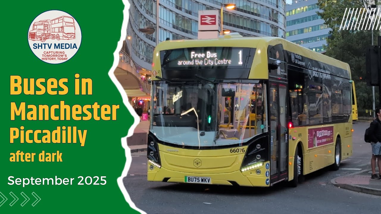 Buses After Dark in Manchester Piccadilly – Bee Network & Free Bus Shuttles | September 2025