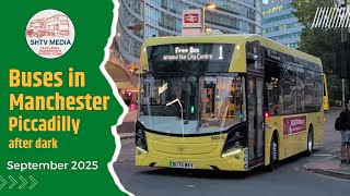 Buses After Dark in Manchester Piccadilly – Bee Network & Free Bus Shuttles | September 2025