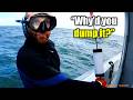 Diver Dumps Bag in Front of FWC, Grouper Floats to Surface