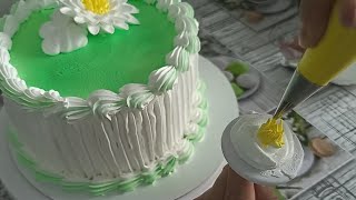 ТОРТ для МАМЫ Украшение торта кремом БЗК 