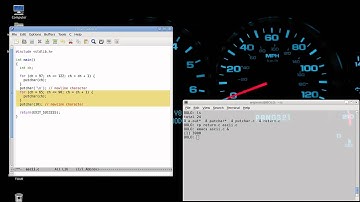 Programming in C: Lesson 3 - ASCII and For loop