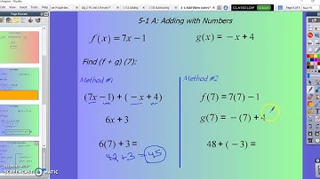 1 1 Addition of Functions Video