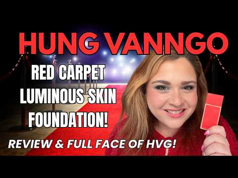 NEW HUNG VANNGO RED CARPET SKIN LUMINOUS FOUNDATION REVIEW &amp; DEMO! &amp; Full Face of Hung Vanngo Beauty