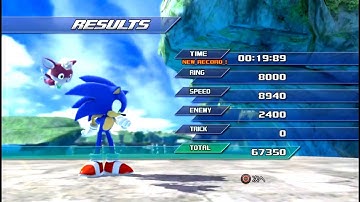 Sonic Unleashed Jungle Joyride Act3 Speed Run 0:19.89