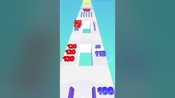 NUMBER STACK 3D RUN (Level Up Numbers) - Number Master Run Gameplay