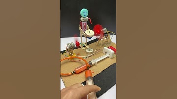 Dc motor fan project #dcmotor #dcmotorproject #tech #experiment #scienceproject #fan #shorts #diy