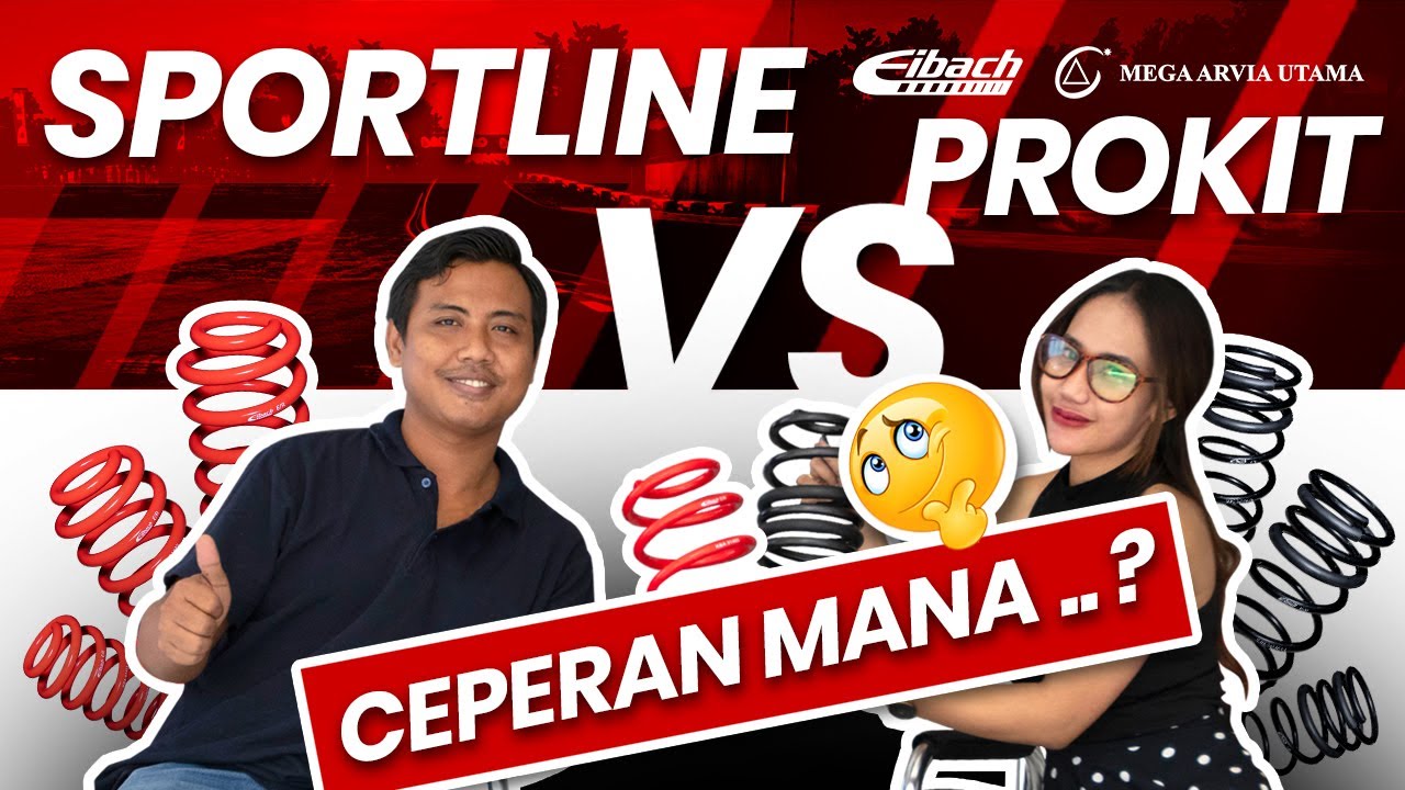 Eibach Lowering Springs Pro Kit vs Sportline YouTube