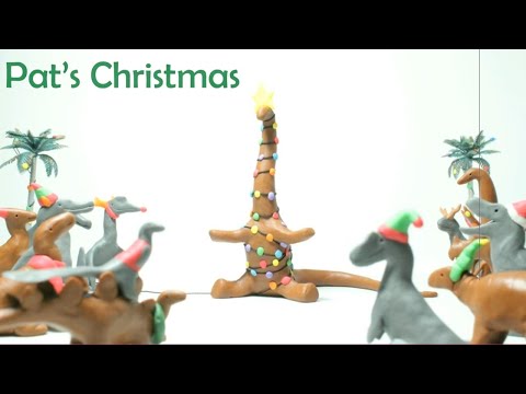 Pat's Christmas 2016 Minisaurs Dinosaur Stop-Motion Claymation Short Film