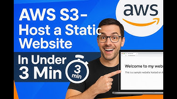 How to host a  static website on AWS S3  in less than 3 minutes(Step-by-Step Tutorial for Beginners)