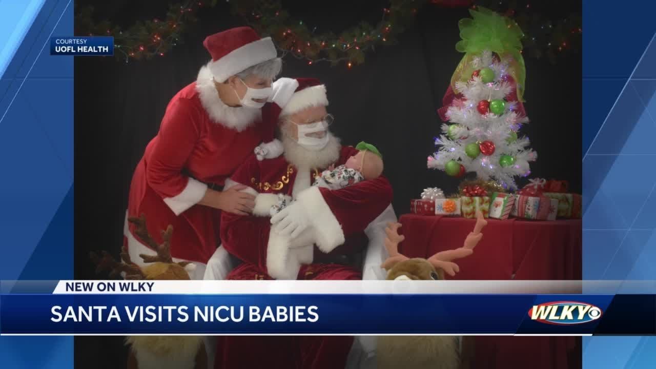 UofL Hospital NICU Babies Pose In Their Holiday Best, Louisville KY