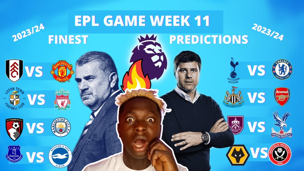 Premier League predictions with Jusang GAME WEEK 11😎🔥 Tottenham for  another Win. ⚽️ 