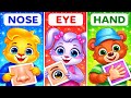 Body parts names song | learn parts of body | body parts rhymes babies | learning video for toddlers
