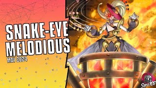 THIS IS THE BEST YUGIOH! DECK OF THE FORMAT! SnakeEyes Melodious (May 2024)