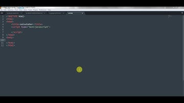 tutorial- to make a basic calculator by using Javascript and HTML