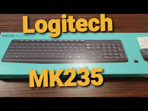 Видео: Logitech MK235 беспроводная клавиатура и мышь