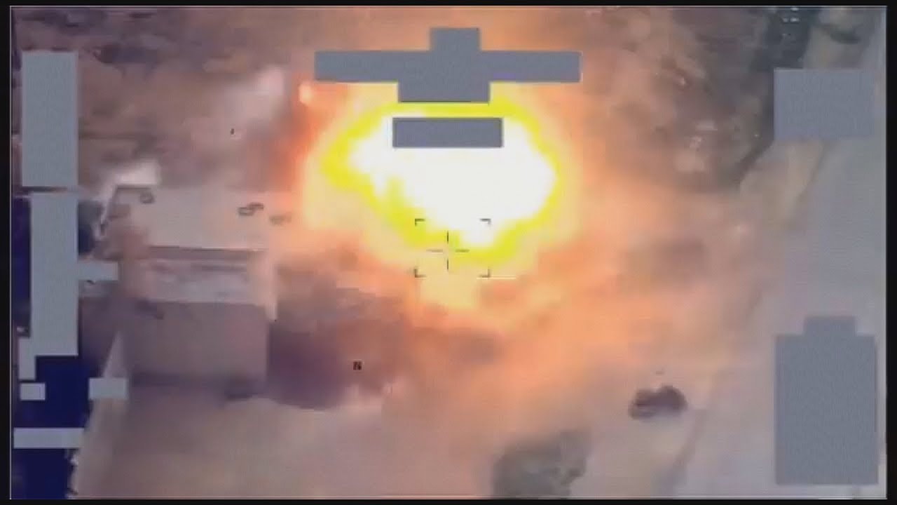 GRIFFIN MISSILE OBLITERATING SOME TRUCKS!!