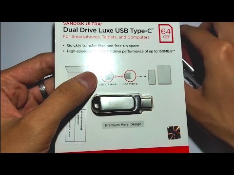 Sandisk Ultra Dual Drive Luxe (Type A and Type C USB) - Unboxing plus Test