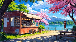 Sakura Café Lo-Fi ☕ Japanese Beats for Study, Deep Focus & Relax | Mt. Fuji View screenshot 3