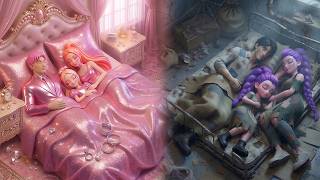K-Pop Demon Hunters Rich Mira Family VS Poor Rumi Family 💰🕸 Strange Dream - A Touching Story