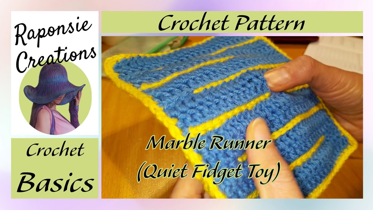 Marble Runner (Quiet Fidget Toy) - Free Crochet Pattern