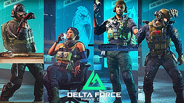 ALL Characters Emotes in Delta Force: Hawk Ops