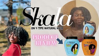TRYING THE VIRAL SKALA HAIR PRODUCT ON MY NATURAL 4C HAIR | Product Review