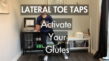 Lateral Toe Taps *Glute activation exercise*