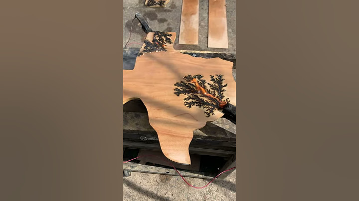Fractal wood burning