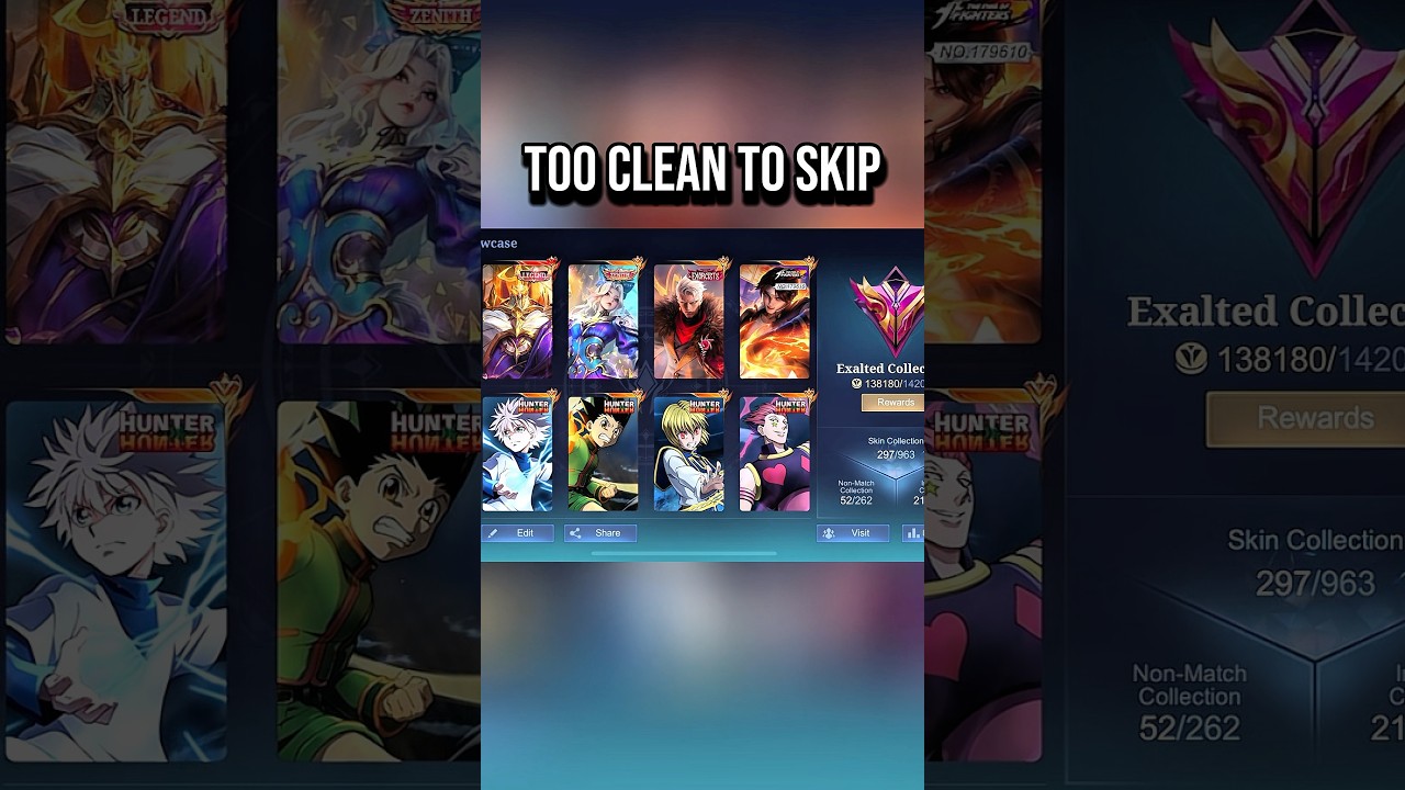 Too many to count.Skins, stats, and style — this one’s built. 