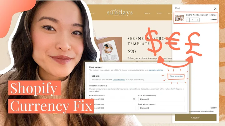 Fix Wrong Currency in Shopify Lite on Showit with Quick Solution