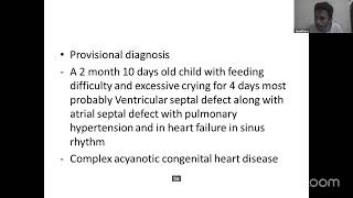 Congenital Heart Disease Case Presentation