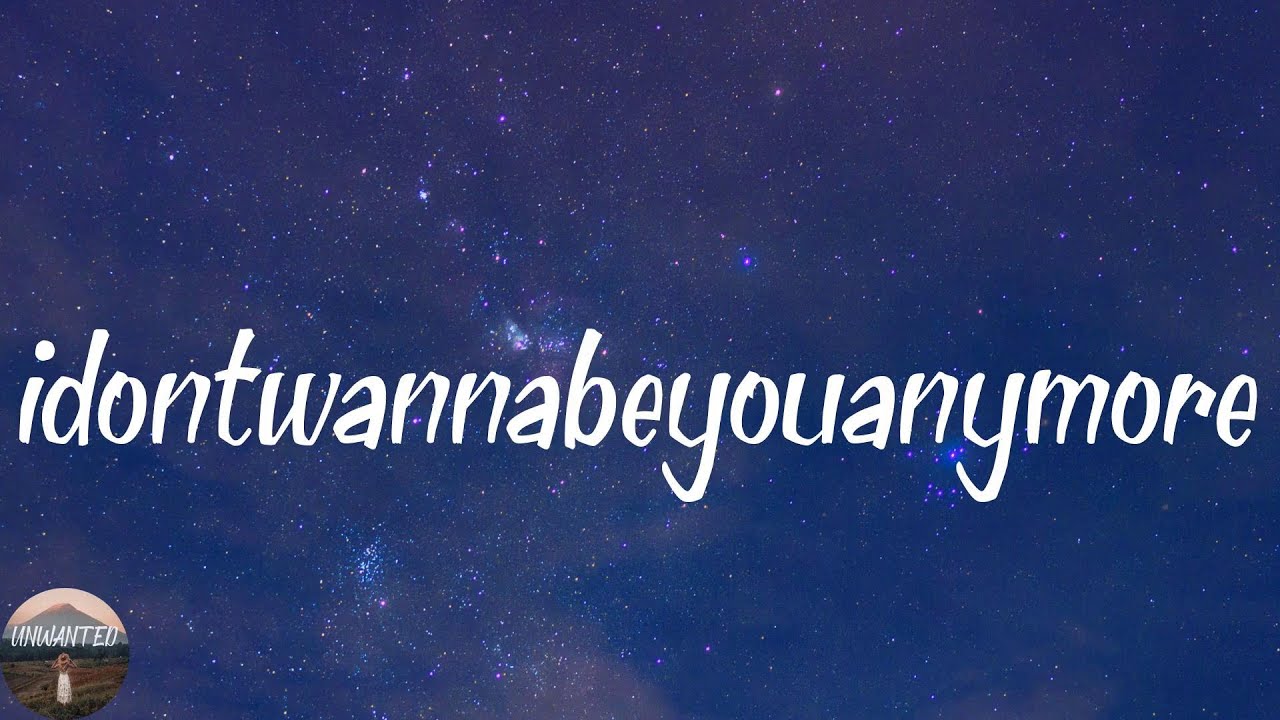 Billie Eilish - idontwannabeyouanymore (Lyrics) - YouTube