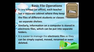 Performing Basic file operations
