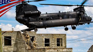 Black Chinook  MH47 Helicopter Leads American Special Operations to Success