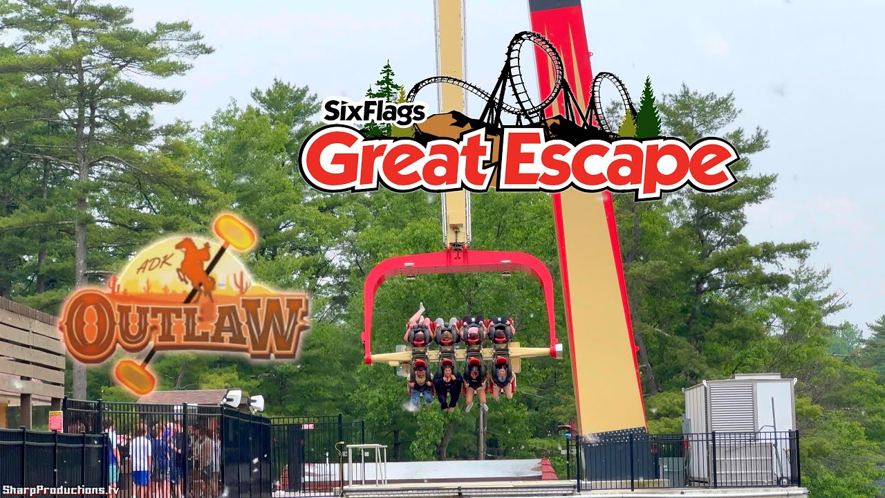 Adirondack Outlaw POV at Six Flags Great Escape
