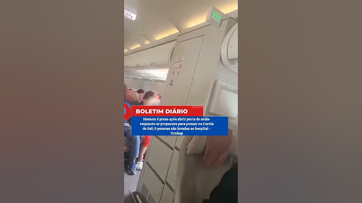 “Caos no ar: Homem abre porta de avião em pleno voo e 9 pessoas são hospitalizadas”