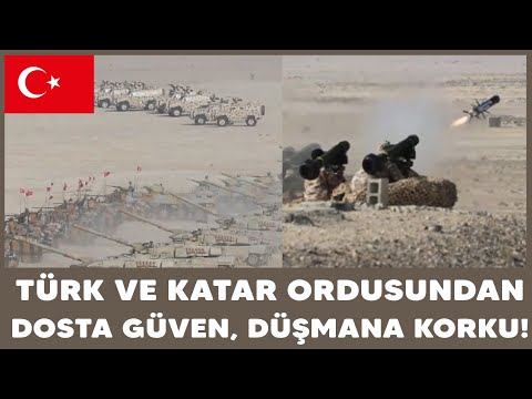 Türkiye-Katar Silahlı Kuvvetleri'nden ortak tatbikat