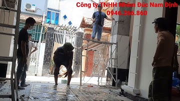 ✅ ✅ Quy trình dạo cổng 4 cánh trước khi lắp đặt được tiến hành như thế nào | Cổng nhôm đúc Nam Định