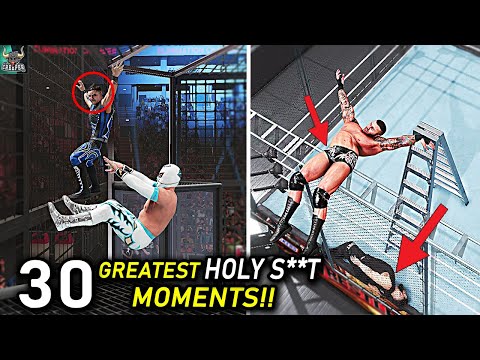 WWE 2K20 Top 30 Extreme Moments!! WWE 2K22 Countdown