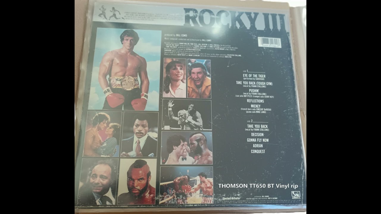 ROCKI III  SIDE 1 , HOMSON TT650 BT Vinyl rip