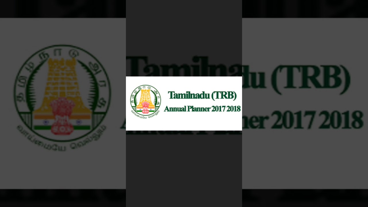 TRB ANNUAL PLANNER 2017 TO 2018