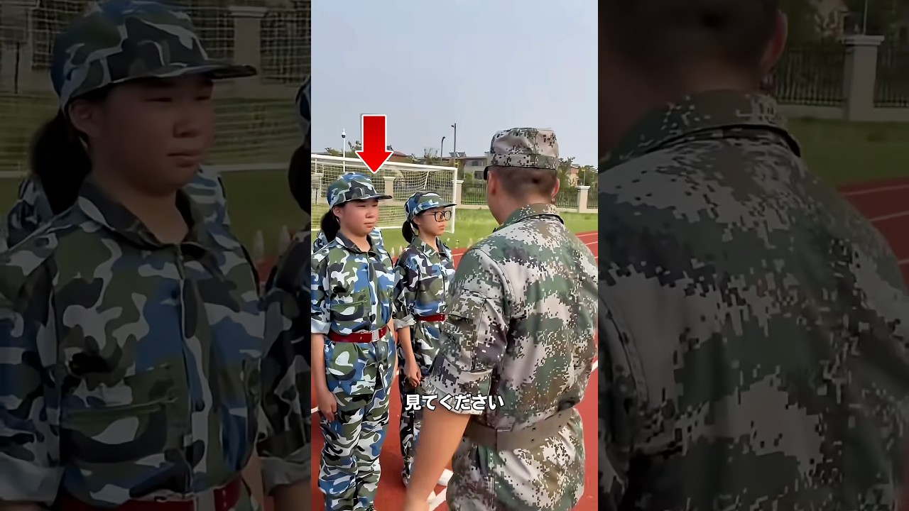 女性兵士のアイスクリームテストに教官もびっくり